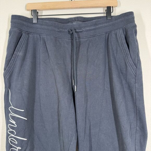 Under Armour UA Women’s Fleece Jogger Sweatpants Black Plus Size 2X - Picture 2 of 6